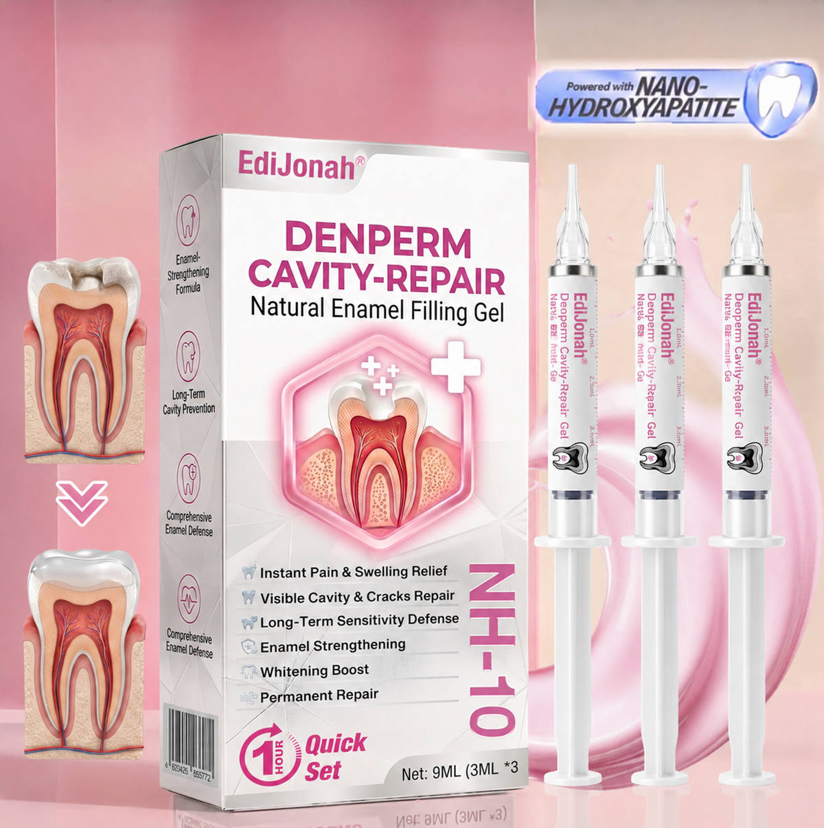 𝑬𝒅𝒊𝑱𝒐𝒏𝒂𝒉® 𝑫𝒆𝒏𝑷𝒆𝒓𝒎 – 𝑵𝒂𝒕𝒖𝒓𝒂𝒍 𝑬𝒏𝒂𝒎𝒆𝒍 𝑭𝒊𝒍𝒍𝒊𝒏𝒈 𝑮𝒆𝒍 𝒇𝒐𝒓 𝑪𝒂𝒗𝒊𝒕𝒚 𝑹𝒆𝒑𝒂𝒊𝒓